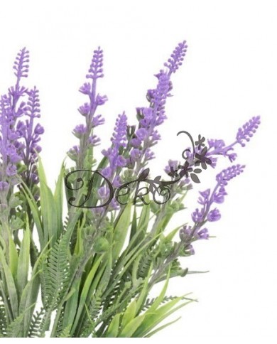 WRZOS SZTUCZNE KWIATY ROŚLINY BUKIET GĘSTY GAŁĄZKI 35CM