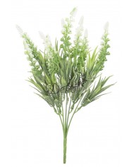 WRZOS SZTUCZNE KWIATY ROŚLINY BUKIET GĘSTY GAŁĄZKI 35CM