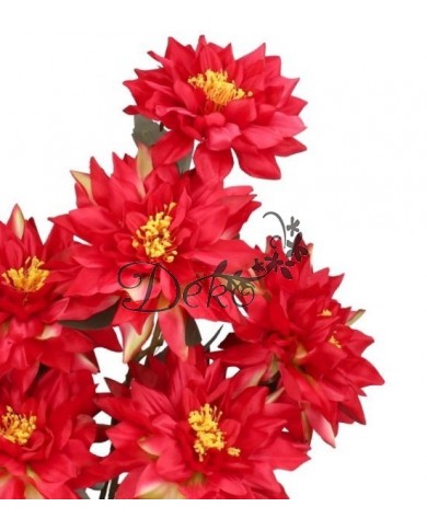 DALIA W BUKIECIE SZTUCZNE KWIATY JAK ŻYWE 70CM DUŻY BUKIET