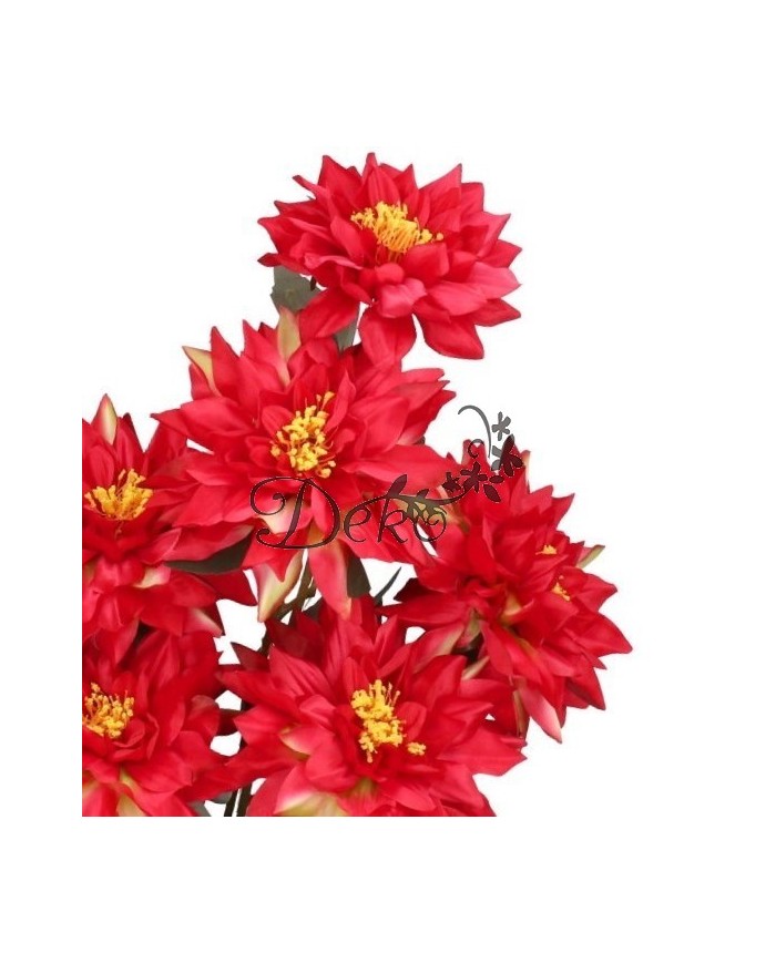 DALIA W BUKIECIE SZTUCZNE KWIATY JAK ŻYWE 70CM DUŻY BUKIET