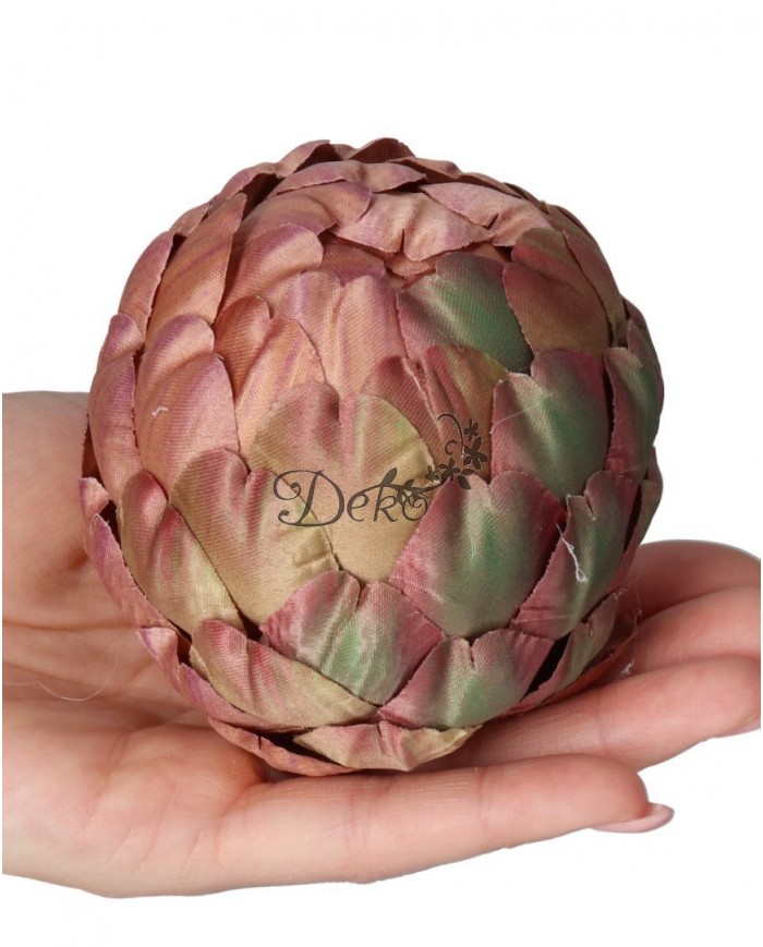 KARCZOCH SZTUCZNY PROTEA SZTUCZNE KWIATY SATYNOWY 9CM PREMIUM