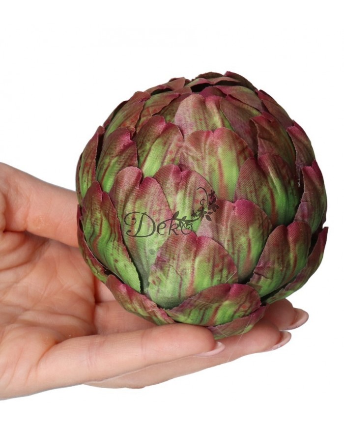 KARCZOCH SZTUCZNY PROTEA SZTUCZNE KWIATY SATYNOWY 9CM PREMIUM