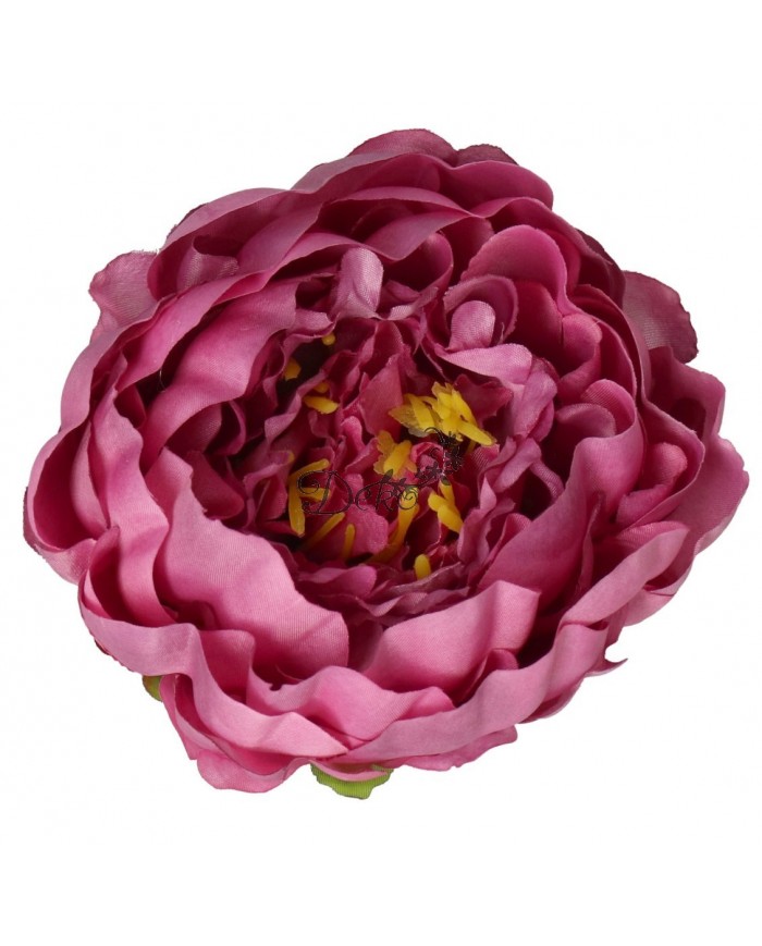 PIWONIA PEONIA GŁÓWKA DO WYRABIANIA JAK ŻYWA DUŻA 11CM SATYNOWA