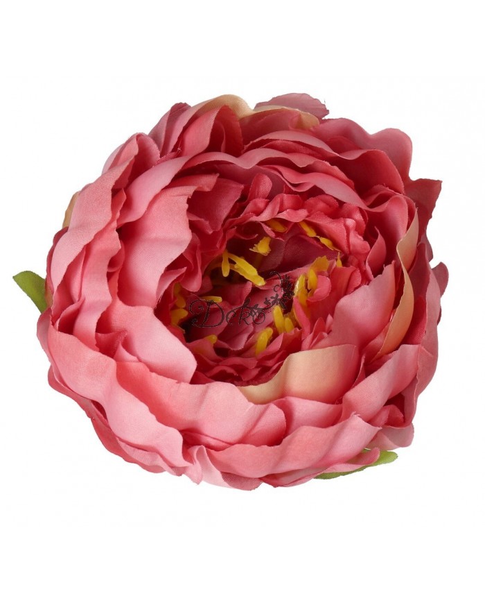 PIWONIA PEONIA GŁÓWKA DO WYRABIANIA JAK ŻYWA DUŻA 11CM SATYNOWA