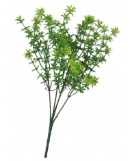 SZTUCZNE KWIATY ROŚLINY BUKIET GĘSTY GAŁĄZKI LIŚCIE 33CM