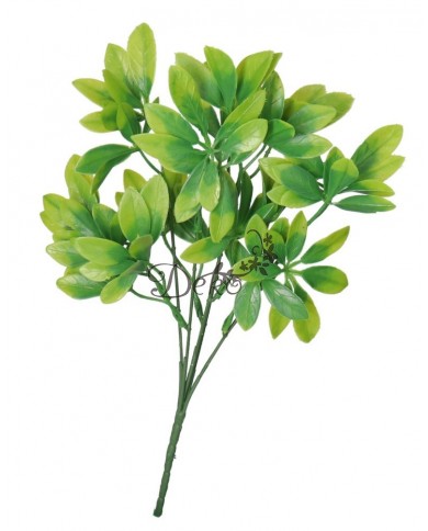 SZTUCZNE KWIATY ROŚLINY BUKIET GĘSTY GAŁĄZKI LIŚCIE 33CM