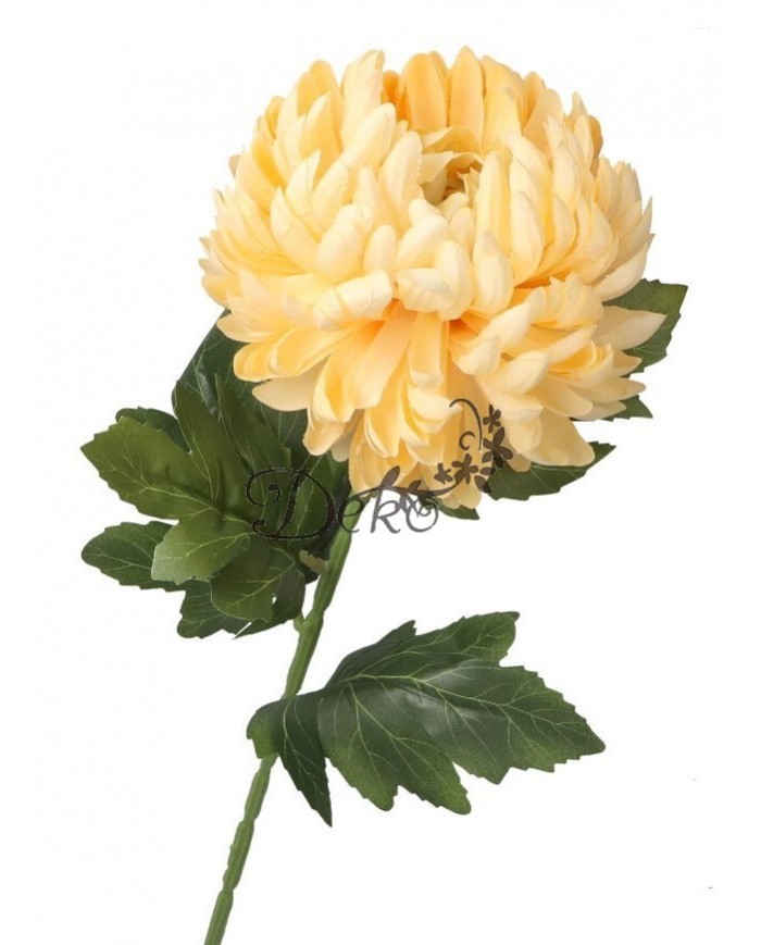 CHRYZANTEMA SZTUCZNA JAK ŻYWA 72CM GŁÓWKA 15CM