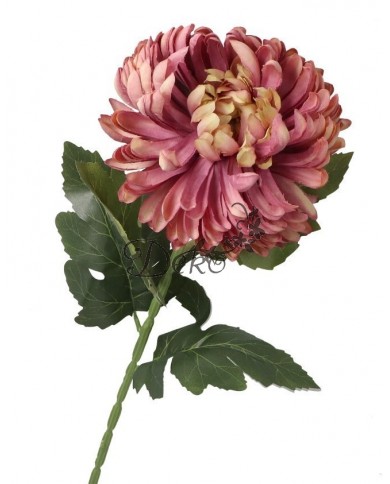 CHRYZANTEMA SZTUCZNA JAK ŻYWA 72CM GŁÓWKA 15CM