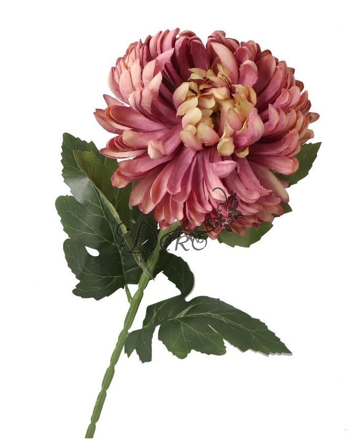 CHRYZANTEMA SZTUCZNA JAK ŻYWA 72CM GŁÓWKA 15CM