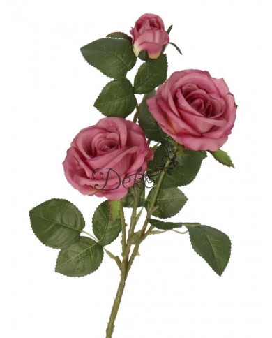 RÓŻA POJEDYNCZA JAK ŻYWA DUŻA 70CM SATYNOWA SZTUCZNE KWIATY RÓŻE