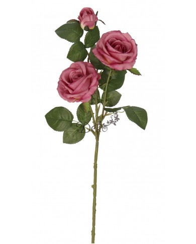RÓŻA POJEDYNCZA JAK ŻYWA DUŻA 70CM SATYNOWA SZTUCZNE KWIATY RÓŻE