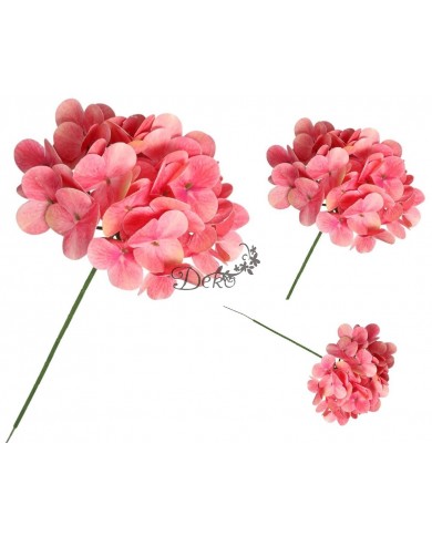 SZTUCZNE KWIATY ROŚLINY HORTENSJA POJEDYNCZA PREMIUM JAK ŻYWA 40CM