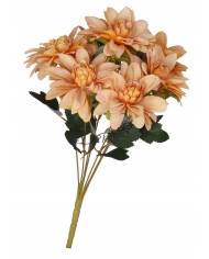DALIA W BUKIECIE SZTUCZNE KWIATY JAK ŻYWE 42 CM DUŻY BUKIET GĘSTY