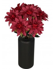 DALIA W BUKIECIE SZTUCZNE KWIATY JAK ŻYWE 42 CM DUŻY BUKIET GĘSTY