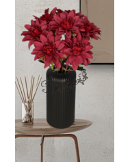 DALIA W BUKIECIE SZTUCZNE KWIATY JAK ŻYWE 42 CM DUŻY BUKIET GĘSTY