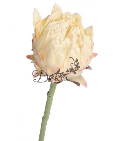 KARCZOCH SZTUCZNY PIANKOWY PROTEA SZTUCZNE KWIATY OMSZAŁY 64CM PREMIUM