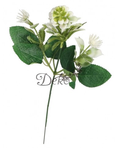 GAŁĄZKA DEKORACYJNA DO STROIKA OZODBA WRZOS 41 CM SZTUCZNE KWIATY