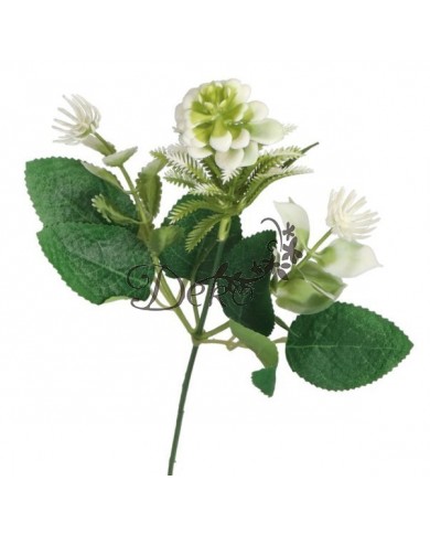 GAŁĄZKA DEKORACYJNA DO STROIKA OZODBA WRZOS 41 CM SZTUCZNE KWIATY