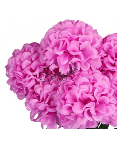 DALIA BUKIET KWIATÓW DUŻY GĘSTY SZTUCZNE KWIATY 44CM