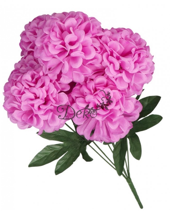 DALIA BUKIET KWIATÓW DUŻY GĘSTY SZTUCZNE KWIATY 44CM