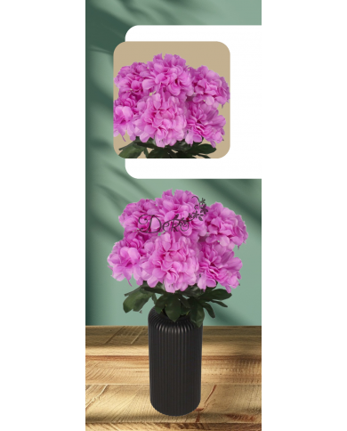 DALIA BUKIET KWIATÓW DUŻY GĘSTY SZTUCZNE KWIATY 44CM