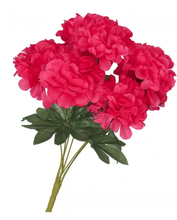 DALIA BUKIET KWIATÓW DUŻY GĘSTY SZTUCZNE KWIATY 44CM