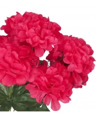 DALIA BUKIET KWIATÓW DUŻY GĘSTY SZTUCZNE KWIATY 44CM