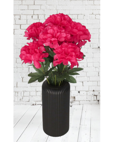 DALIA BUKIET KWIATÓW DUŻY GĘSTY SZTUCZNE KWIATY 44CM