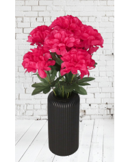 DALIA BUKIET KWIATÓW DUŻY GĘSTY SZTUCZNE KWIATY 44CM