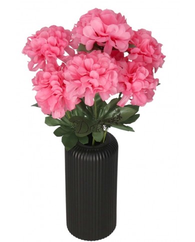 DALIA BUKIET KWIATÓW DUŻY GĘSTY SZTUCZNE KWIATY 44CM