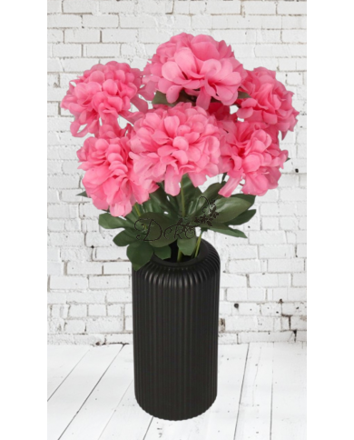 DALIA BUKIET KWIATÓW DUŻY GĘSTY SZTUCZNE KWIATY 44CM