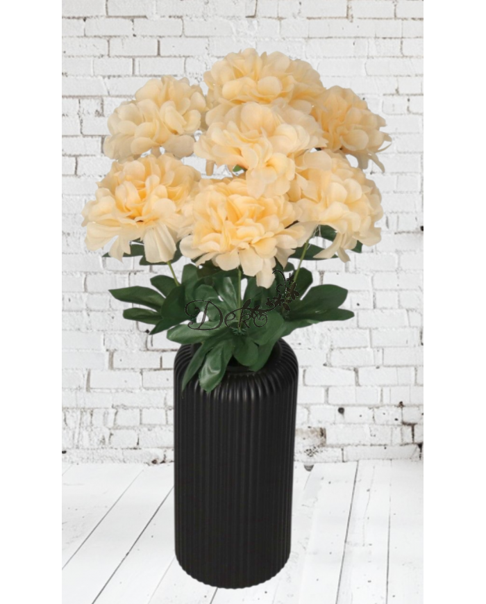 DALIA BUKIET KWIATÓW DUŻY GĘSTY SZTUCZNE KWIATY 44CM