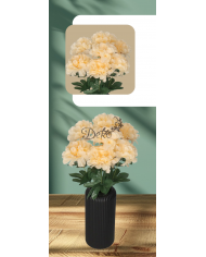 DALIA BUKIET KWIATÓW DUŻY GĘSTY SZTUCZNE KWIATY 44CM