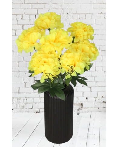 DALIA BUKIET KWIATÓW DUŻY GĘSTY SZTUCZNE KWIATY 44CM