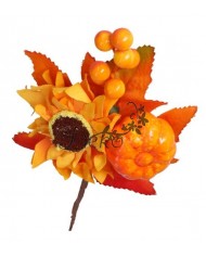 GAŁĄZKA DEKORACYJNA GŁÓG 1SZT GAŁĄZKI JESIENNE DYNIA 21CM