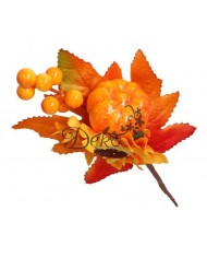 GAŁĄZKA DEKORACYJNA GŁÓG 1SZT GAŁĄZKI JESIENNE DYNIA 21CM