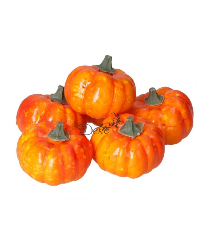 SZTUCZNE DYNIE DEKORACJE JESIENNE JESIEŃ DYNIA 6SZT.