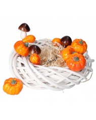 SZTUCZNE DYNIE DEKORACJE JESIENNE JESIEŃ DYNIA 6SZT.