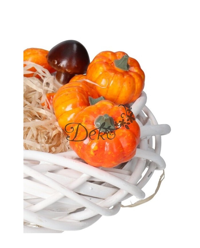 SZTUCZNE DYNIE DEKORACJE JESIENNE JESIEŃ DYNIA 6SZT.