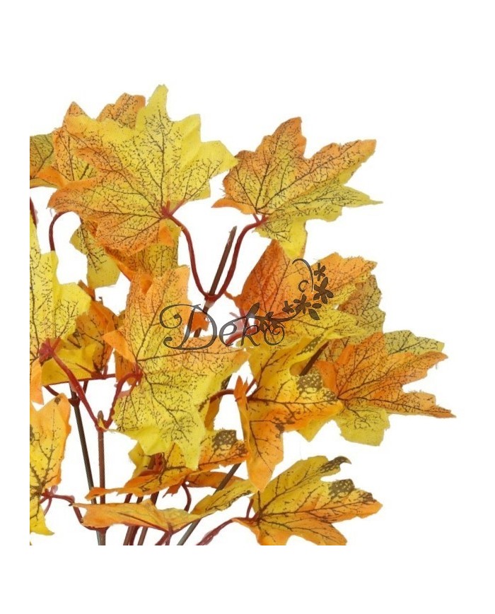 SZTUCZNE KWIATY ROŚLINY LIŚCIE KLONU BUKIET JESIEŃ
