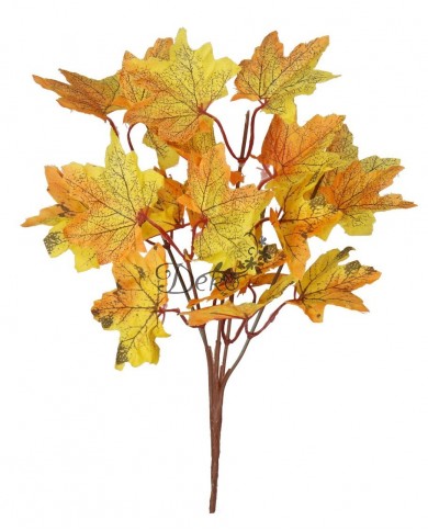 SZTUCZNE KWIATY ROŚLINY LIŚCIE KLONU BUKIET JESIEŃ