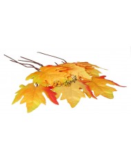 SZTUCZNE KWIATY ROŚLINY LIŚCIE KLONU LIŚCIE NA PIKU 9SZT.