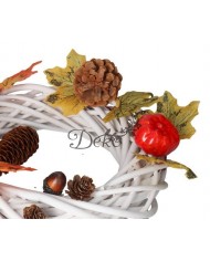 SZTUCZNE DYNIE DYNIA DEKORACJE JESIENNE DUŻY ZESTAW LIŚCIE ŻOŁĘDZIE