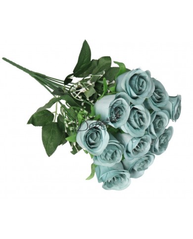 SZTUCZNE KWIATY ROŚLINY RÓŻA RÓŻE BUKIET GĘSTY XXL