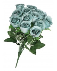 SZTUCZNE KWIATY ROŚLINY RÓŻA RÓŻE BUKIET GĘSTY XXL