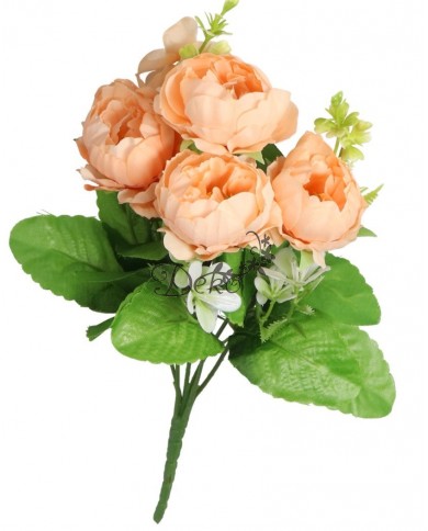 SZTUCZNE KWIATY GAŁĄZKI ROŚLINY PEONIA PIWONIA JAK ŻYWA