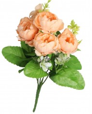 SZTUCZNE KWIATY GAŁĄZKI ROŚLINY PEONIA PIWONIA JAK ŻYWA