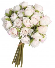 RÓŻA RÓŻE BUKIET RÓŻ SZTUCZNE KWIATY 28CM 9GAŁ.PREMIUM