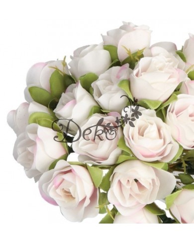 RÓŻA RÓŻE BUKIET RÓŻ SZTUCZNE KWIATY 28CM 9GAŁ.PREMIUM