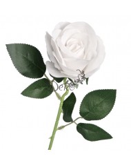 RÓŻA WELUROWA JAK ŻYWA SZTUCZNE KWIATY RÓŻE 50CM